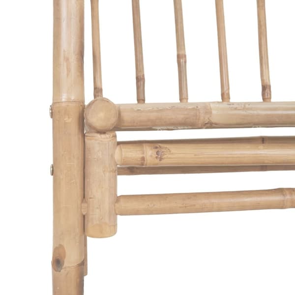 vidaXL Trädgårdsbänk med pergola 116 cm bambu -  Trädgårdsbänkar