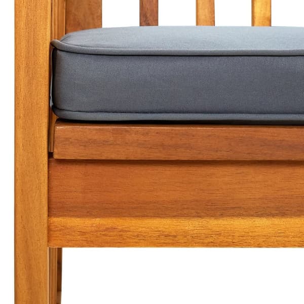 vidaXL Puutarhapenkki tyynyllä 147 cm täysi akasiapuu -  Puutarhapenkit