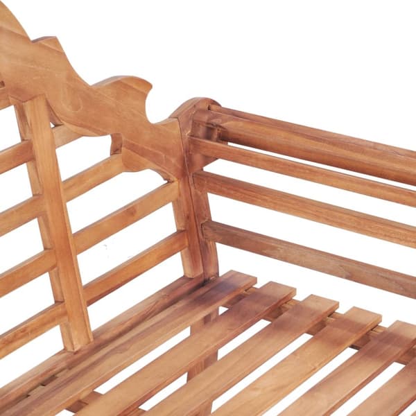 vidaXL Trädgårdsbänk 127x58,5x92,5 cm massiv teak -  Trädgårdsbänkar