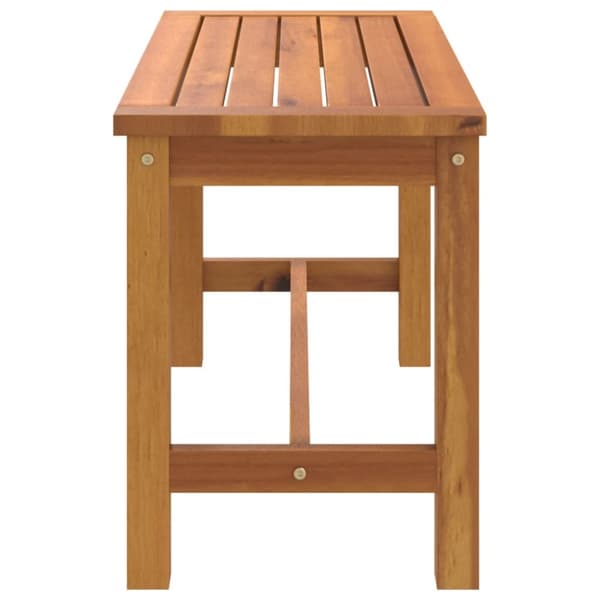vidaXL havebænk 80x35x45 cm massivt akacietræ -  Havebænke