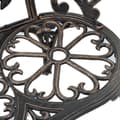 Miniatyrbillede 7 af 8: vidaXL bistrobænk 100 cm bronzestøbt aluminium -  Havebænke