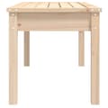 Miniatyrbillede 6 af 9: vidaXL havebænk 109x44x45 cm massivt fyrretræ -  Havebænke
