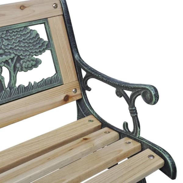 vidaXL Barnbänk 84 cm trä -  Trädgårdsbänkar