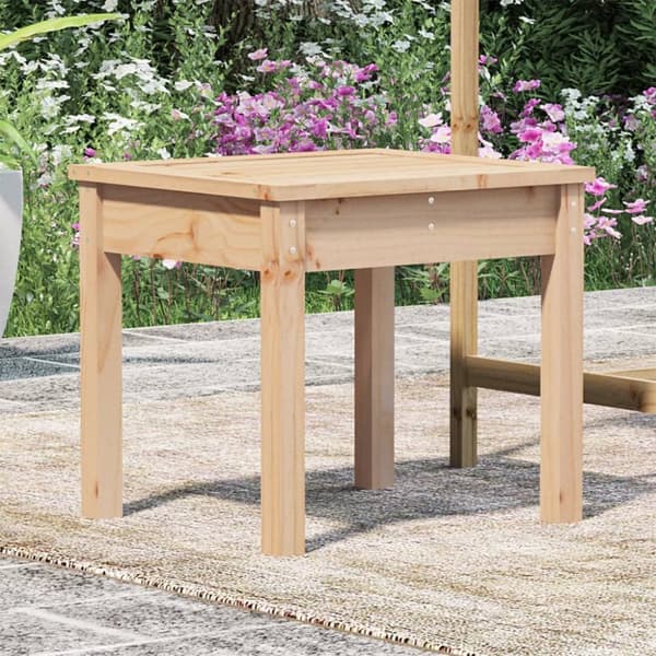 vidaXL Trädgårdsbänk 50x44x45 cm massiv furu -  Trädgårdsbänkar