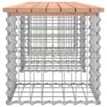 Miniatyrbillede 5 af 9: vidaXL havebænk med gabiondesign 203x44x42 cm massivt douglasgran -  Havebænke