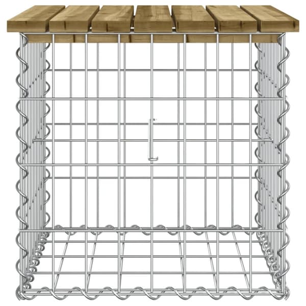 vidaXL havebænk med gabiondesign 43x44x42 cm imprægneret fyrretræ -  Havebænke