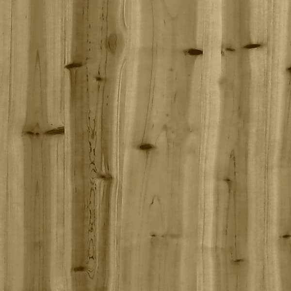 vidaXL Trädgårdsbänk gabiondesign 244x71x65,5 cm impregnerad furu -  Trädgårdsbänkar