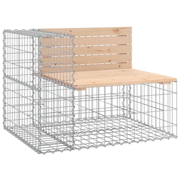 vidaXL Puutarhapenkki kivikori tyyli 184x71x65,5 cm täysi mänty -  Puutarhapenkit