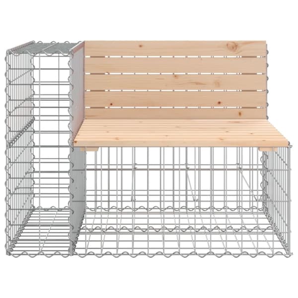 vidaXL Puutarhapenkki kivikori tyyli 184x71x65,5 cm täysi mänty -  Puutarhapenkit