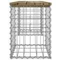 Miniatyrbillede 5 af 9: vidaXL havebænk med gabiondesign 103x31x42 cm imprægneret fyrretræ -  Havebænke