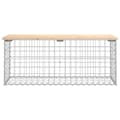 Pikkukuva 4 / 9: vidaXL Puutarhapenkki kivikori tyyli 103x44x42 cm täysi mänty -  Puutarhapenkit