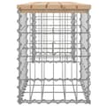Miniatyrbild 5 av 9: vidaXL Trädgårdsbänk gabion-design 103x31x42 cm massiv furu -  Trädgårdsbänkar