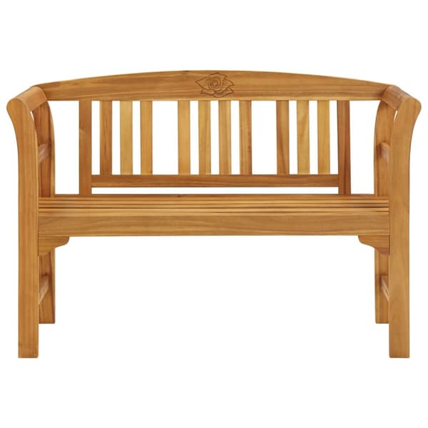 The Living Store havebænk 114 cm massivt akacietræ -  Havebænke