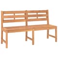 Miniatyrbild 3 av 8: The Living Store Trädgårdsbänk 150 cm massiv teak -  Trädgårdsbänkar