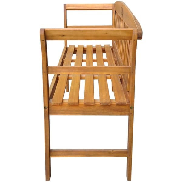 The Living Store havebænk 157 cm massivt akacietræ -  Havebænke