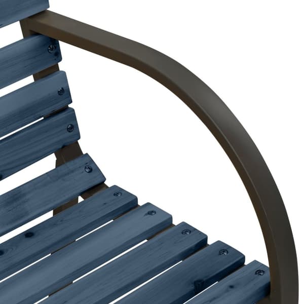 The Living Store Barnbänk 81 cm kinesiskt granträ grå -  Trädgårdsbänkar
