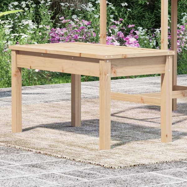 The Living Store Puutarhapenkki 80x44x45 cm täysi mänty -  Puutarhapenkit