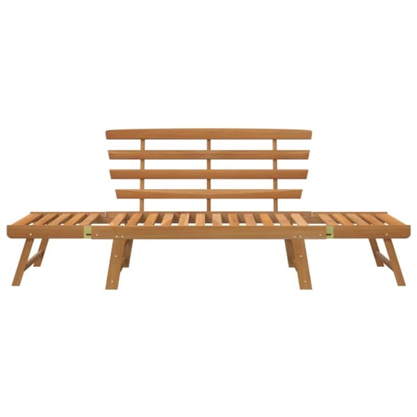 The Living Store havebænk 2-i-1 190 cm massivt akacietræ -  Havebænke