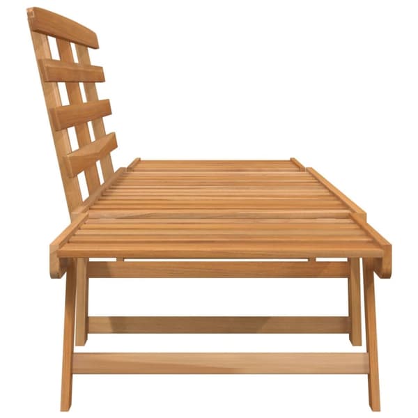 The Living Store havebænk 2-i-1 190 cm massivt akacietræ -  Havebænke