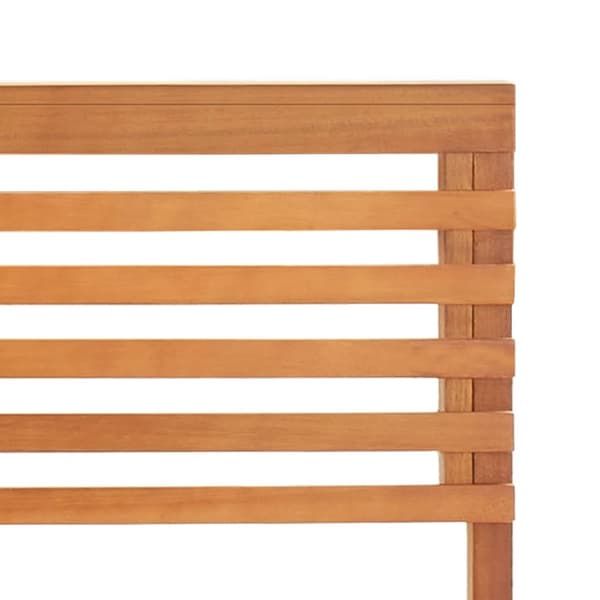 The Living Store Hörnbänk 140 cm massivt akaciaträ -  Trädgårdsbänkar