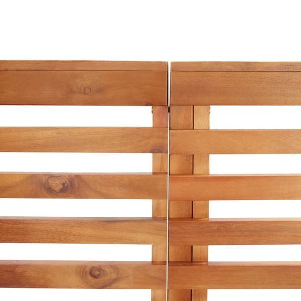 The Living Store Hörnbänk 140 cm massivt akaciaträ -  Trädgårdsbänkar