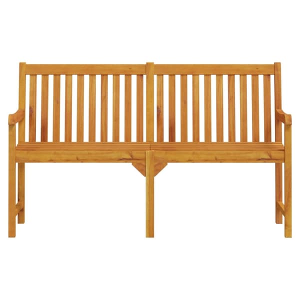 The Living Store havebænk 150 cm massivt akacietræ -  Havebænke