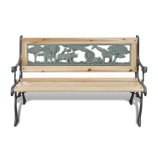 The Living Store havebænk til børn 84 cm træ -  Havebænke