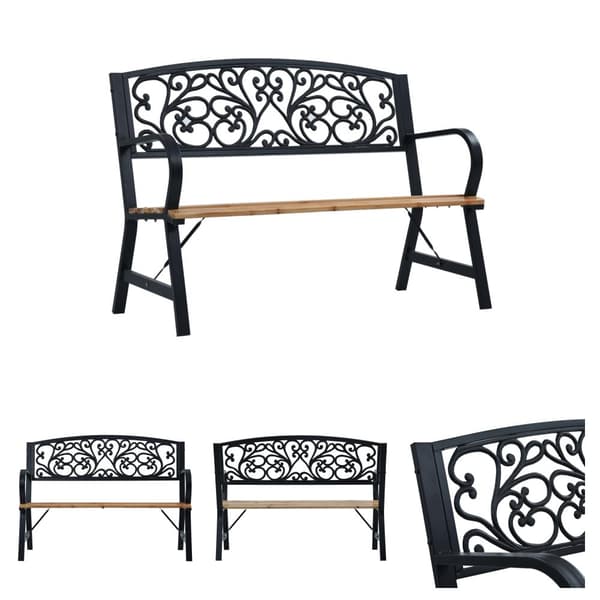 The Living Store havebænk 120 cm træ -  Havebænke