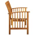 Pikkukuva 4 / 9: The Living Store Puutarhapenkki tyynyllä 119 cm täysi akasiapuu -  Puutarhapenkit