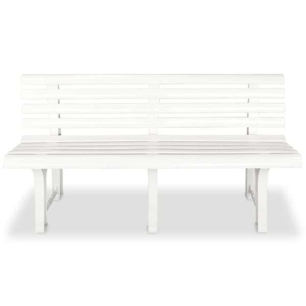 Havebænke - Living havebænk 145,5 cm plastik hvid