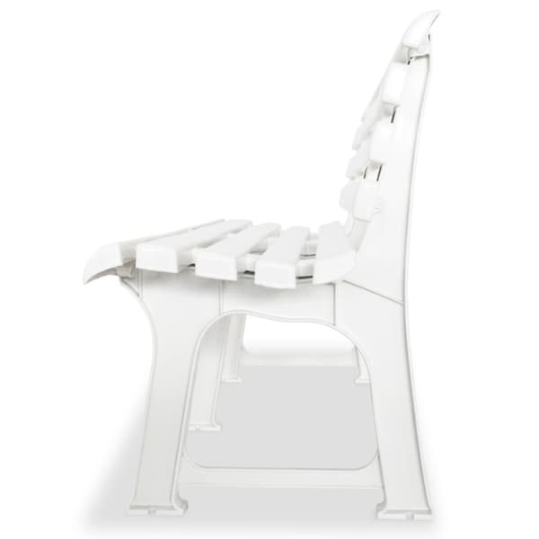 Havebænke - Living havebænk 145,5 cm plastik hvid