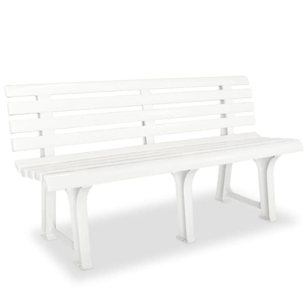 Havebænke - Living havebænk 145,5 cm plastik hvid