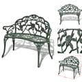 Miniatyrbillede 1 af 5: Havebænke - Living havebænk 100 cm støbt aluminium grøn