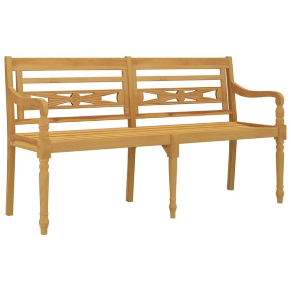 Puutarhapenkit - Living Batavia-penkki 150 cm täysi tiikki