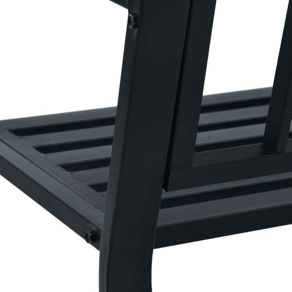 Trädgårdsbänkar - Living Trädgårdsbänk 125 cm svart stål