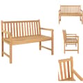 Miniatyrbild 1 av 7: Trädgårdsbänkar - Living Trädgårdsbänk 114 cm massiv teak