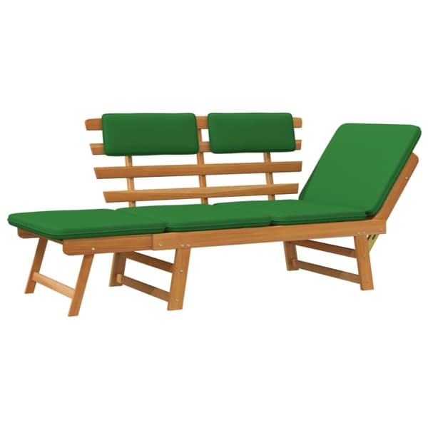Puutarhapenkit - Living Puutarhapenkki tyynyillä 2-in-1 190 cm täysi akasiapuu