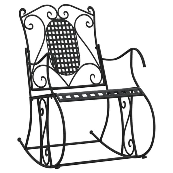 Puutarhapenkit - Living Keinupenkki 84 cm musta teräs