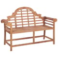 Miniatyrbild 2 av 9: Trädgårdsbänkar - Living Trädgårdsbänk 127x58,5x92,5 cm massiv teak