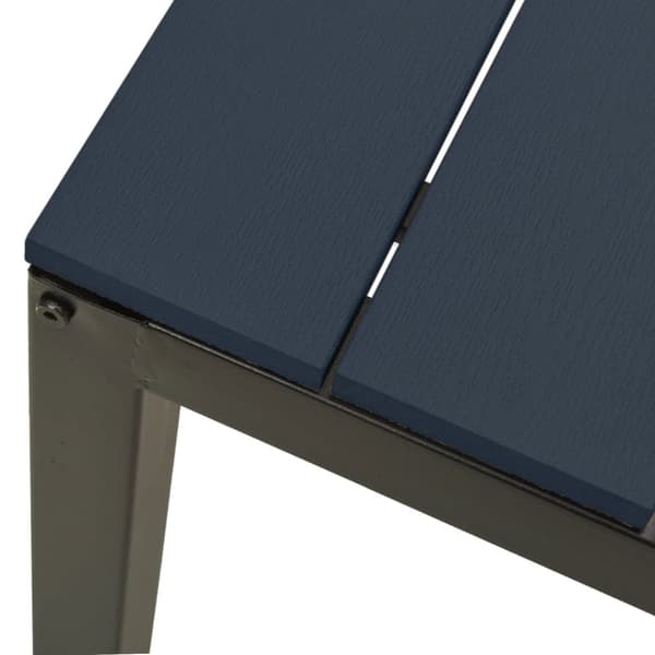 Havebænke - Living havebænk 110 cm stål og WPC sort