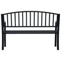 Miniatyrbillede 5 af 8: Havebænke - Living havebænk 125 cm stål sort