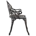 Miniatyrbillede 5 af 8: Havebænke - Living bistrobænk 100 cm bronzestøbt aluminium