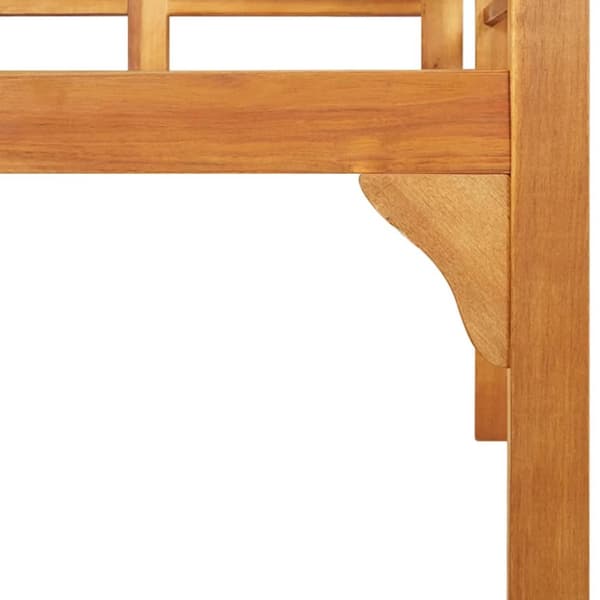Trädgårdsbänkar - Living Trädgårdsbänk 125 cm massivt akaciaträ