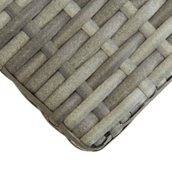 Havebænke - Living havebænk 120 cm polyrattan og massivt akacietræ grå