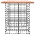 Miniatyrbillede 5 af 9: Havebænke - Living havebænk med gabiondesign 100x70x72 cm massivt douglasgran