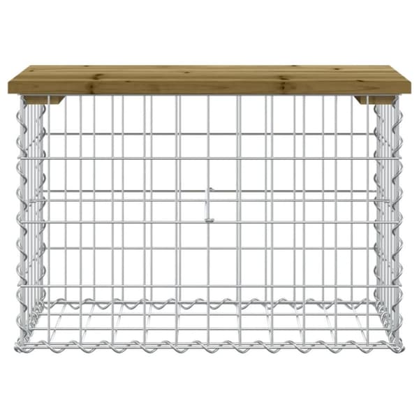 Puutarhapenkit - Living Puutarhapenkki kivikori tyyli 63x31,5x42 cm kyllästetty mänty