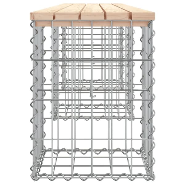 Puutarhapenkit - Living Puutarhapenkki kivikori tyyli 203x31x42 cm täysi mänty