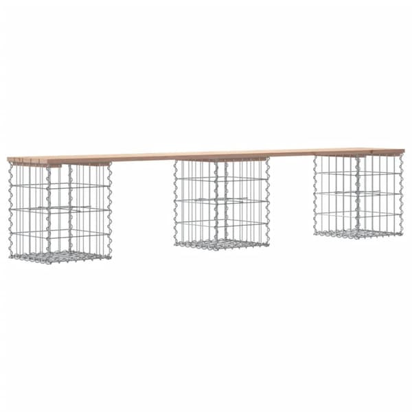 Puutarhapenkit - Living Puutarhapenkki kivikori tyyli 203x31x42 cm täysi mänty