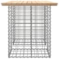 Miniatyrbild 5 av 9: Trädgårdsbänkar - Living Trädgårdsbänk gabion-design 100x70x72 cm massiv furu