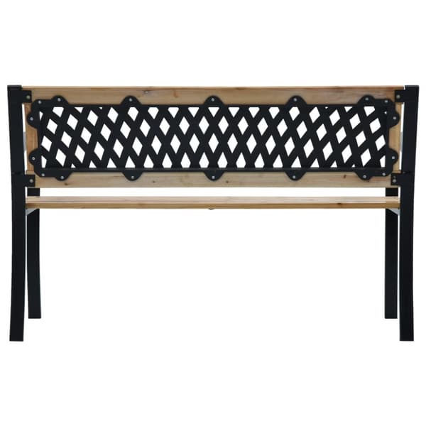 Trädgårdsbänk 120 cm trä - Trädgårdsbänk - Utomhusbänk - Home & Living